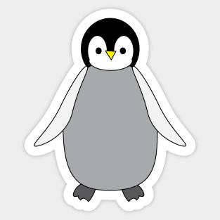 Baby penguin cute doodle drawing Sticker